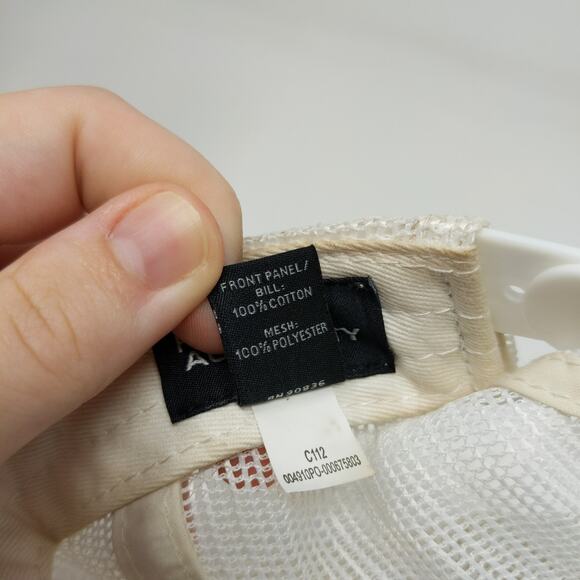 Port Authority Snapback Meshback Hat Embroidered ZLL Black White - Picture 12 of 12